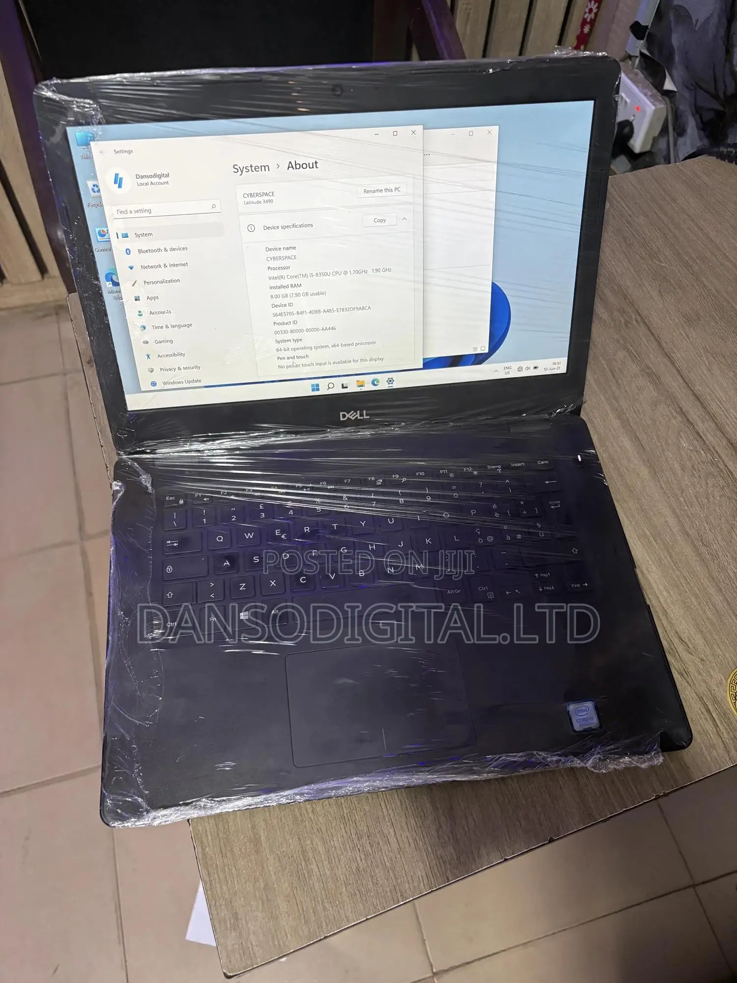 New Laptop Dell Latitude 3490 8GB Intel Core i5 SSD 128GB