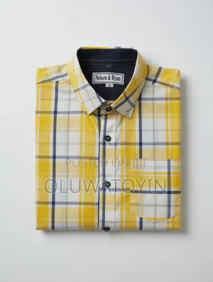 Yellow Plaid Shirt