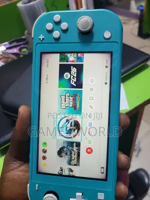 Nintendo Switch Lite With 128gb and 10games