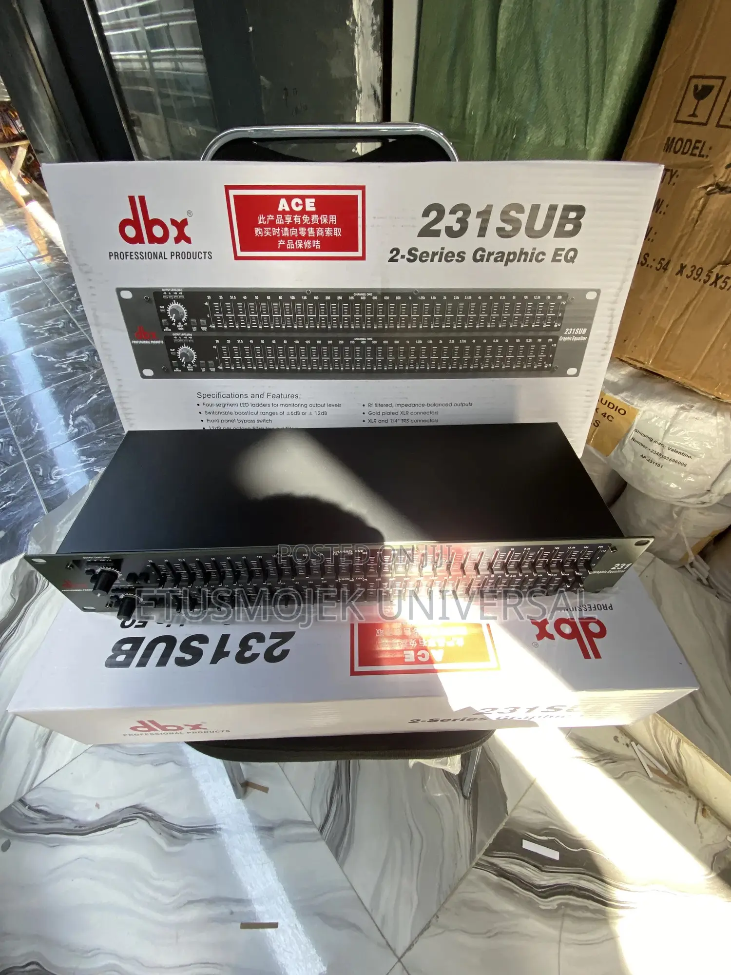 DBX Double Equalizer 231sub