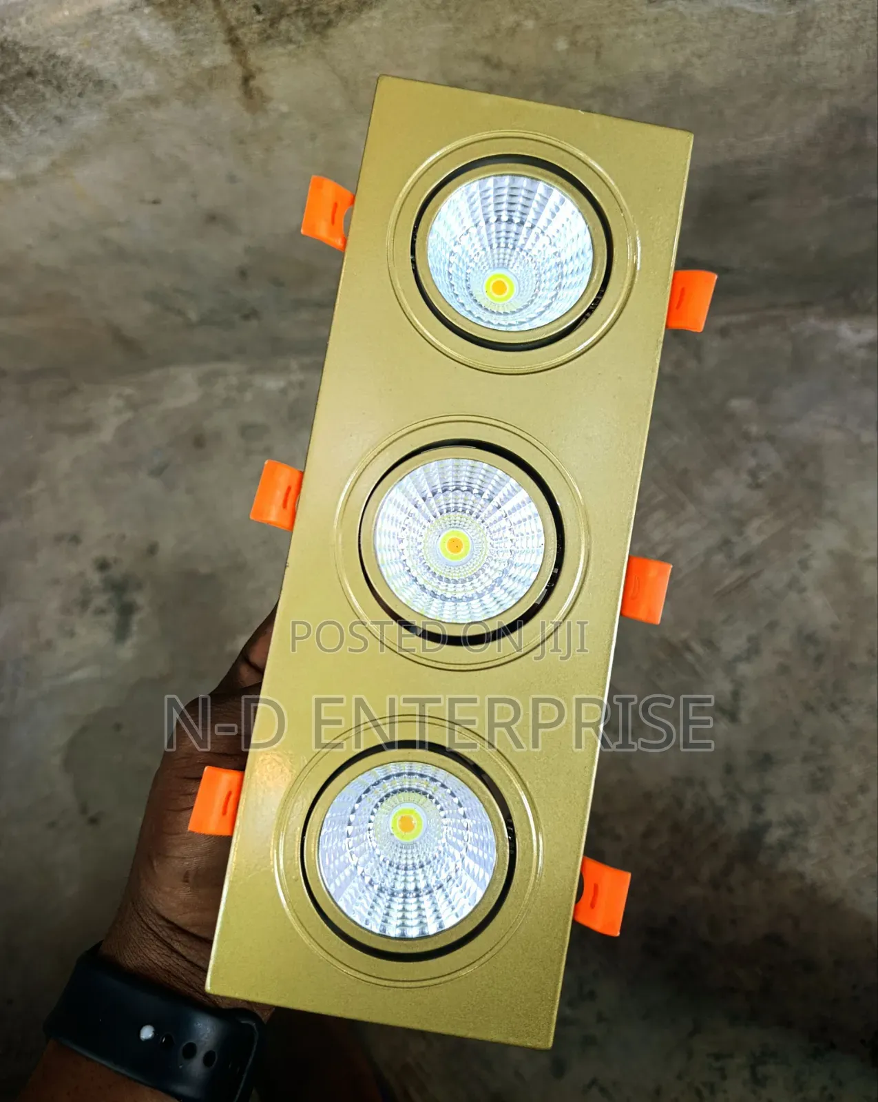 Gold Body Led Pop Recess Light
