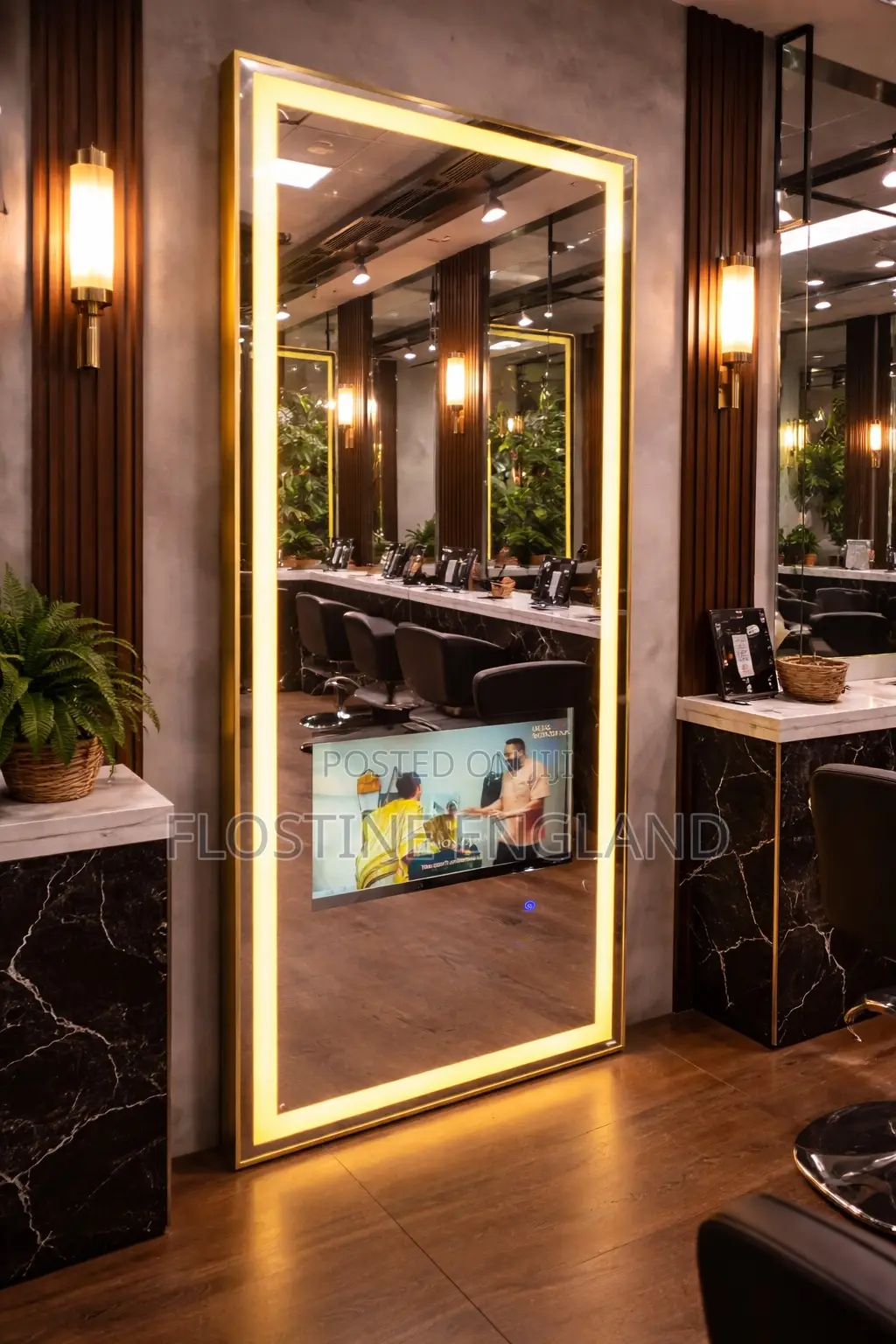 Led Mirror With Television
