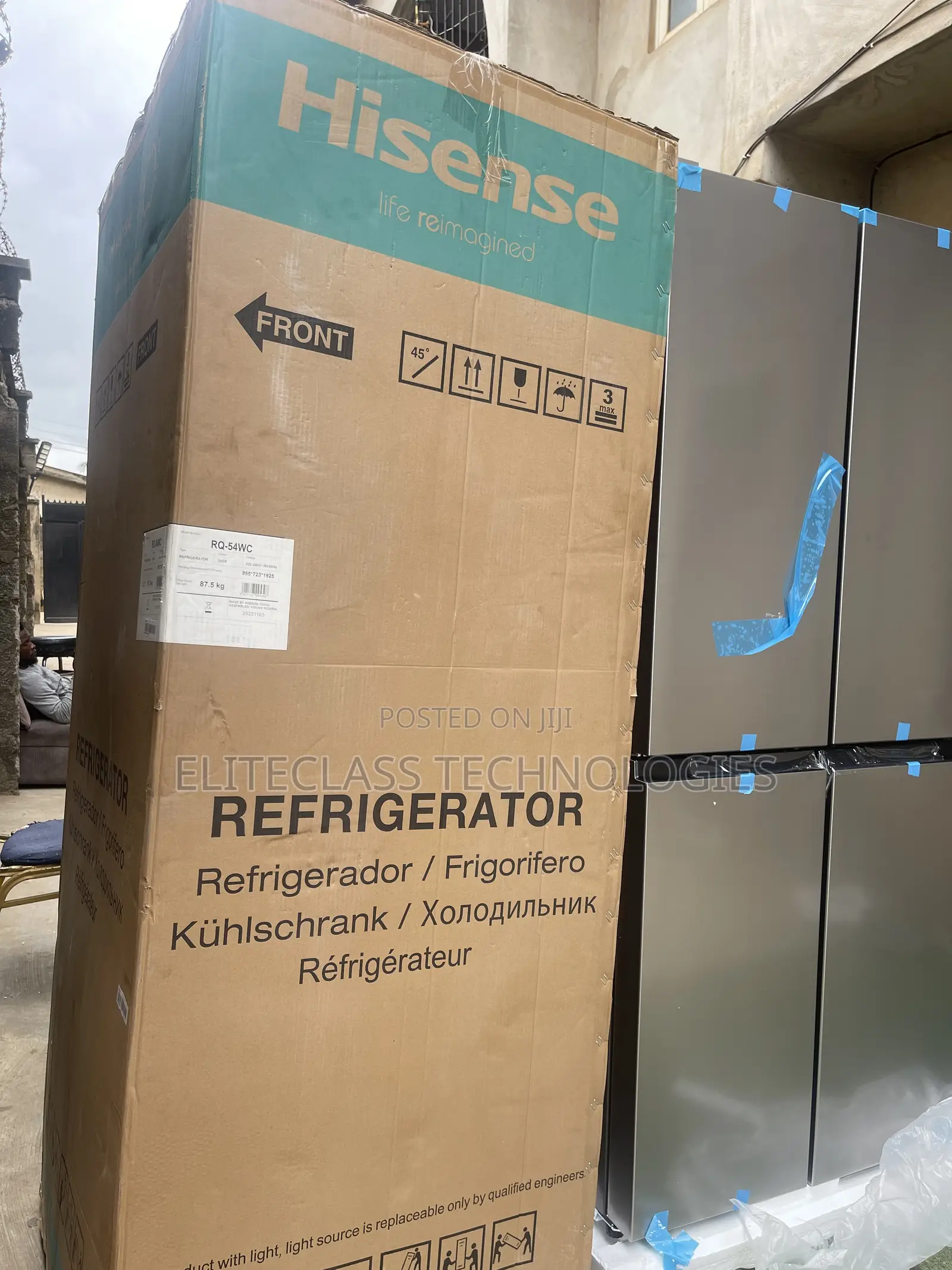 Hisense Ref-54ws Four-Door Fridge 392l Capacity