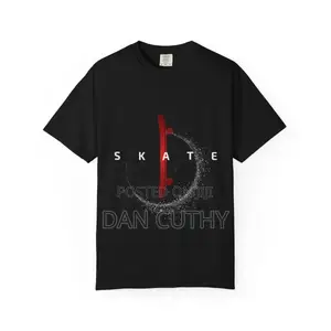 Skateboard Graphic T-Shirt — Olive Skateboard Circle Design
