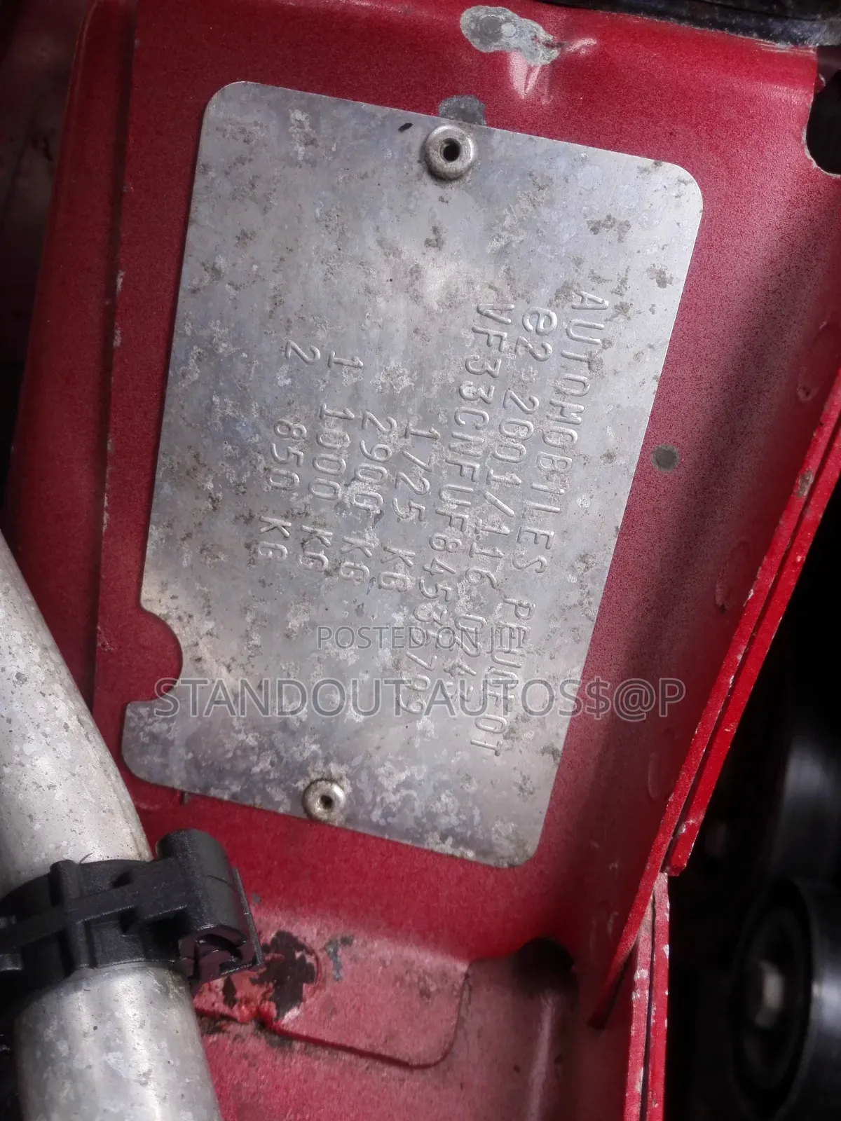 Peugeot 307 2008 Red