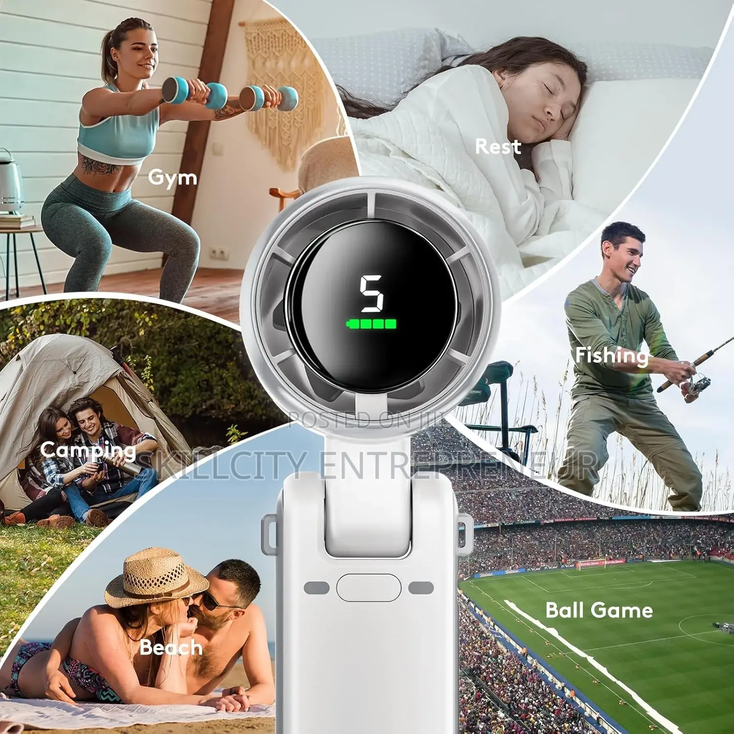 Portable Turbo Handheld Fan
