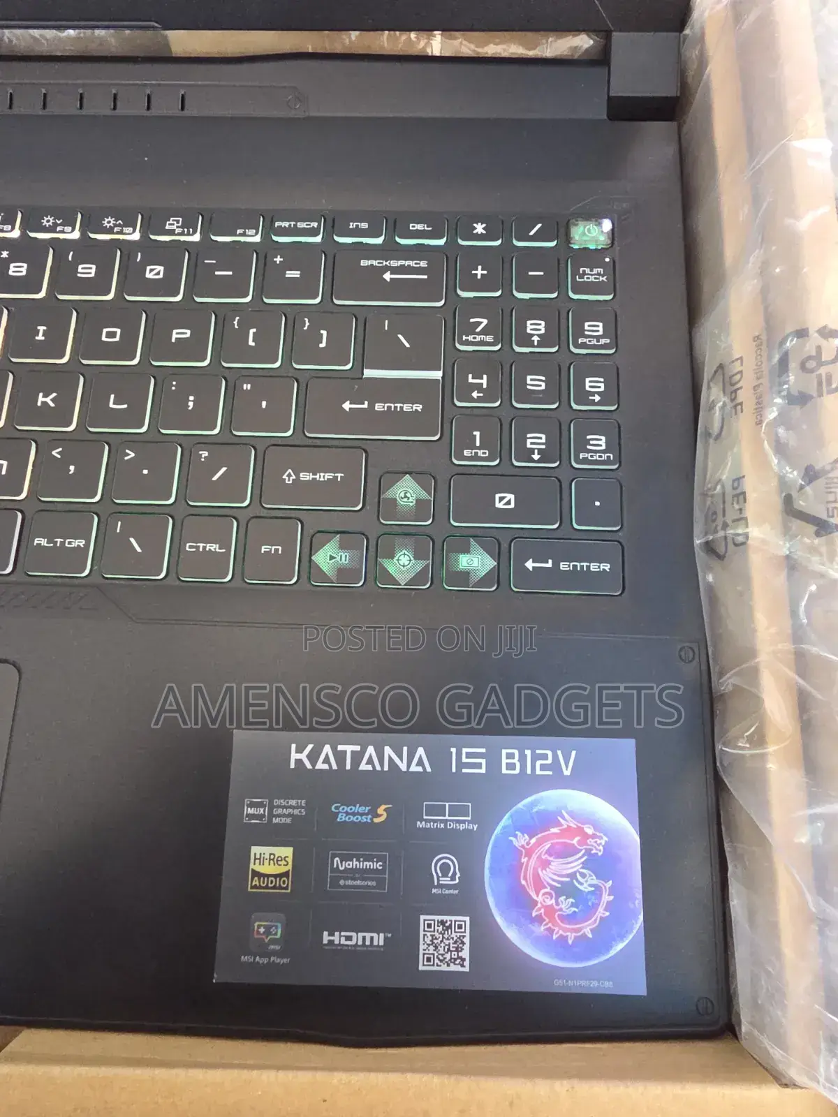 New Laptop MSI Katana 15 32GB Intel Core i7 SSD 1T