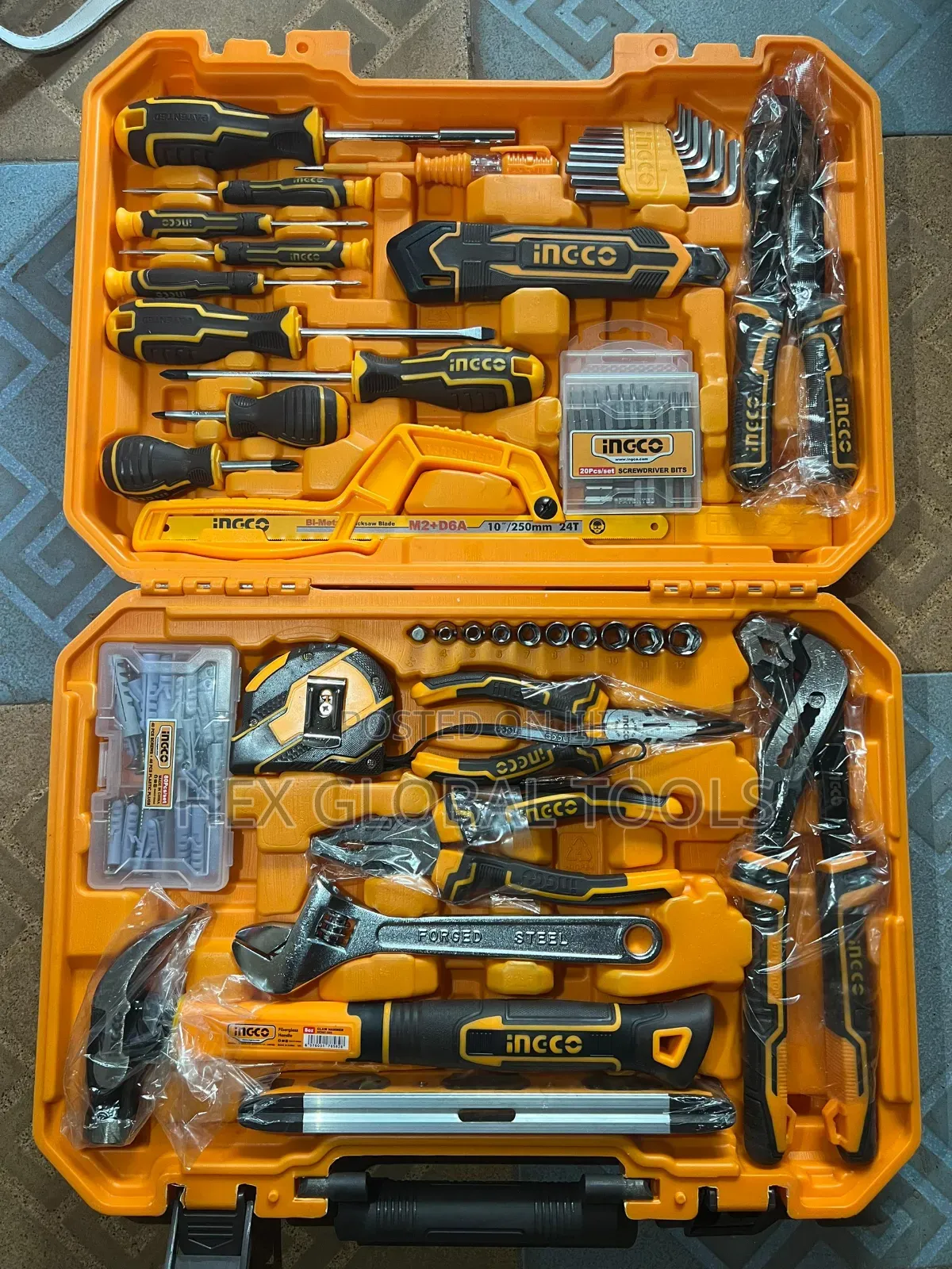 168pcs Ingco Hand Tools Set