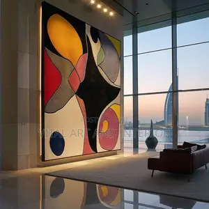 Abstract Acylic Canvas Painting