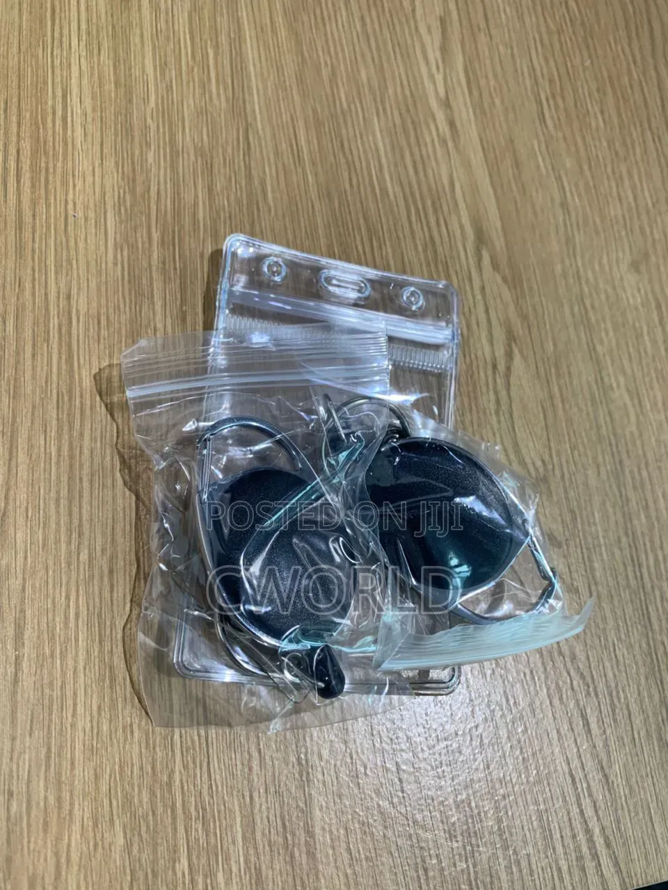 Retractable Id Badge Holders With Keyrings (Set)