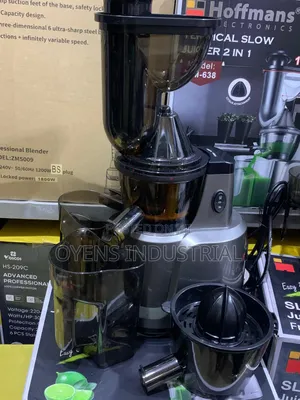 Hoffmans 2-in-1 Vertical Slow Juicer and Citrus Press