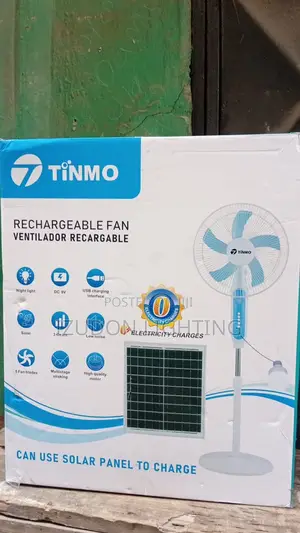 Quality Tinmo Solar Rechargeable Fan Ventilador