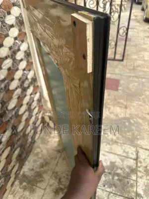 4ft By 2ft Wall Mirror With Black Finish