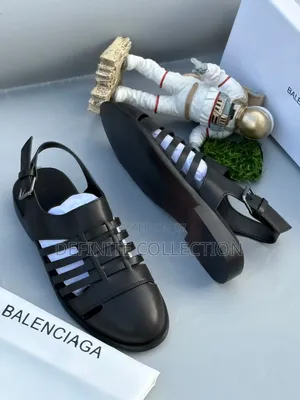 Balenciaga Top Quality Leather Sandals