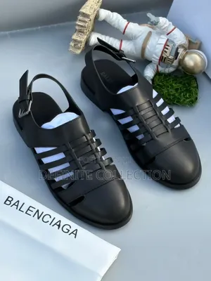 Balenciaga Top Quality Leather Sandals