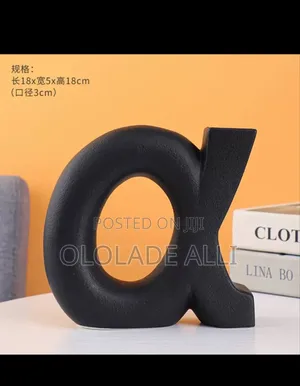 Small Letters Flower Vase