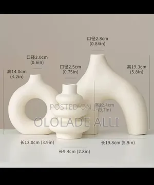 Small Letters Flower Vase