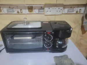 Silver Crest 3‐In‐1 Breakfast Maker (Oven, Grill, Coffee Maker)