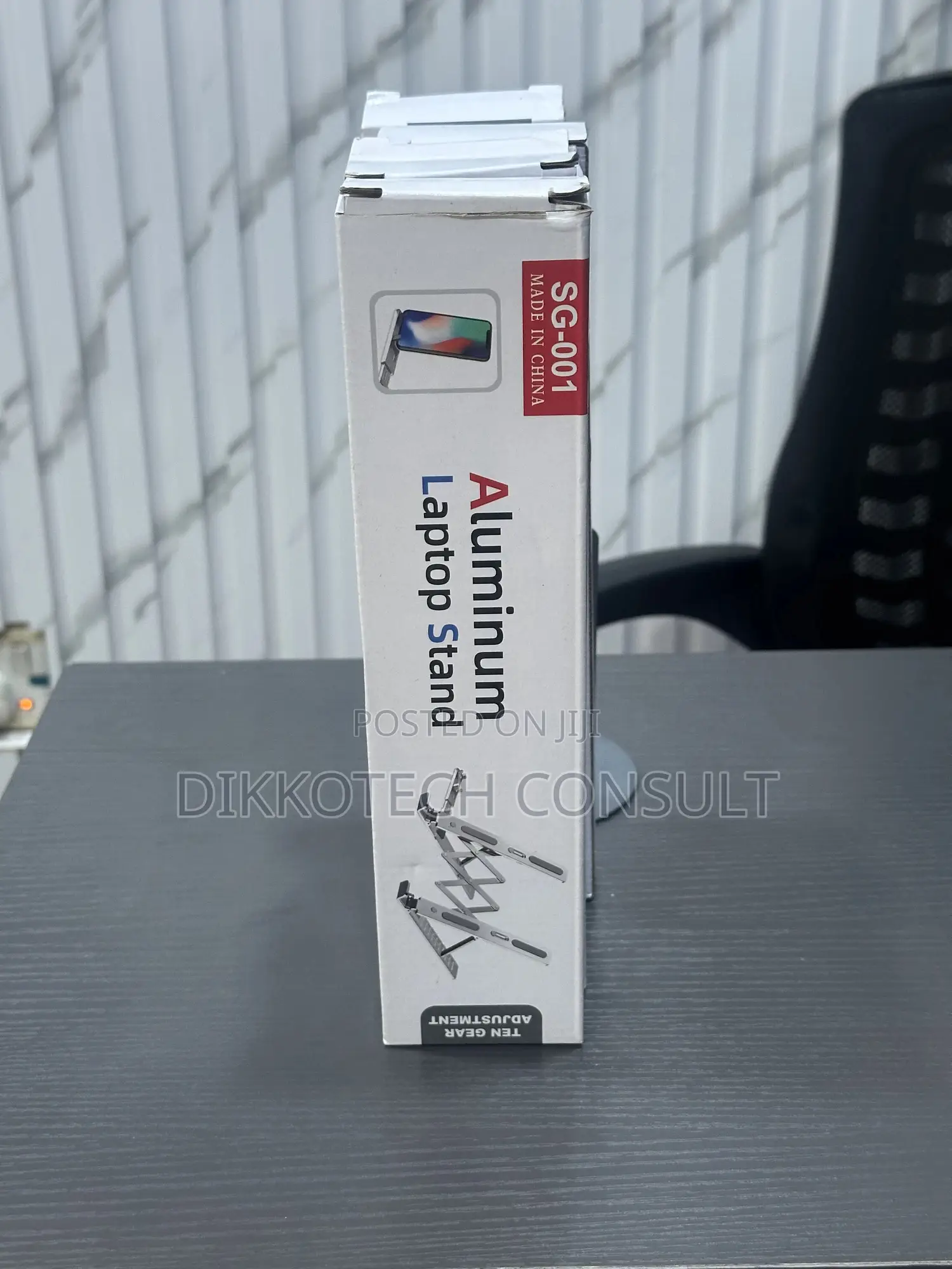 Adjustable Aluminum Laptop Phone Stand (Foldable Type)