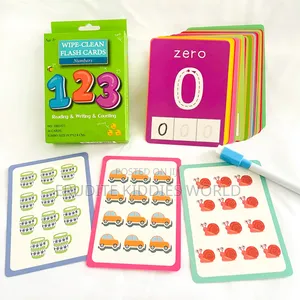 Wipeable Abc and 123 Flashcards (Write and Wipe)