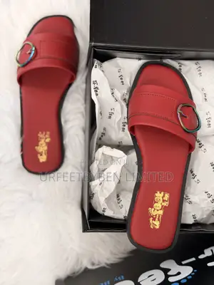 Red Rose Ladies Slides