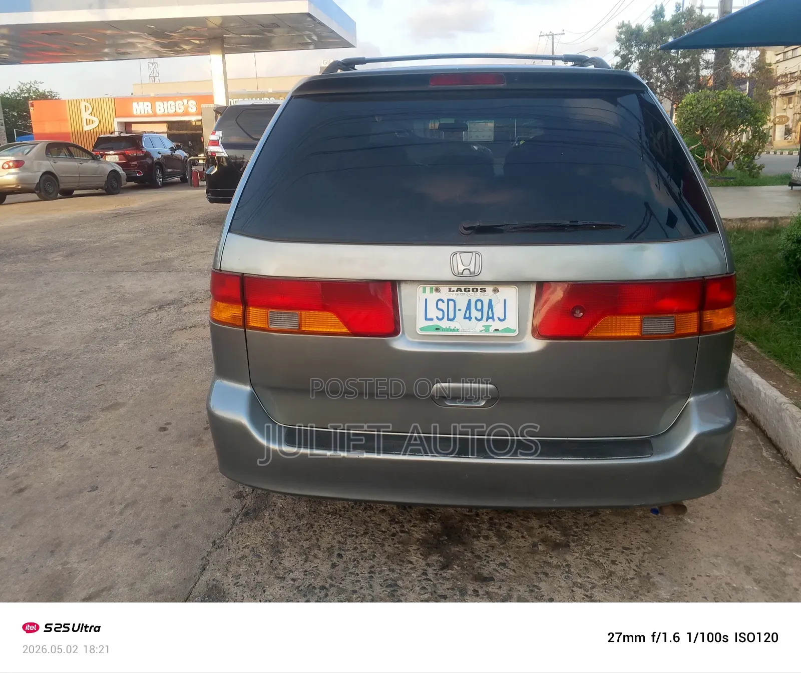 Honda Odyssey 2003 Gray