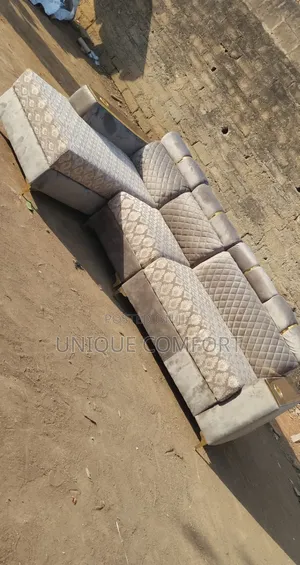Brand New Luxury L Shape Sofa With Wine Holders and Center Table