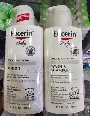Eucerin Baby Lotion and Shampoo