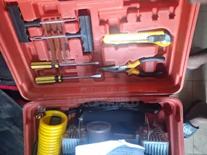 Tyre Pump and Tools Box
