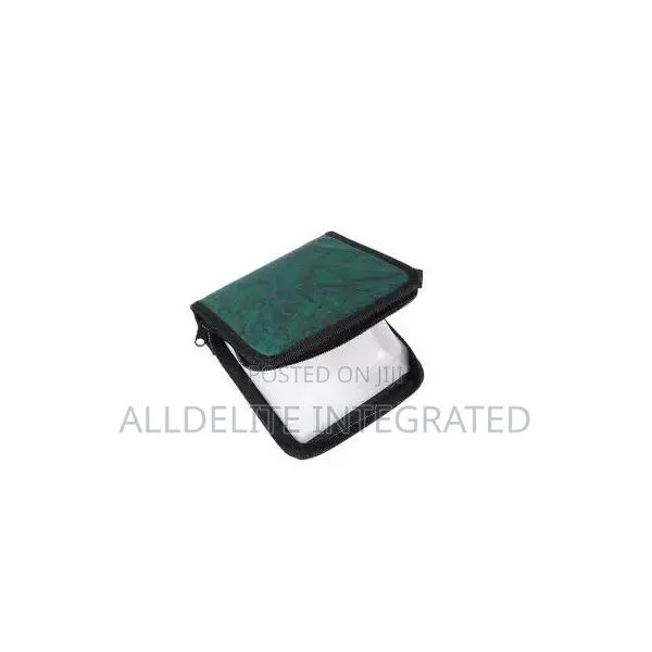 40 Disc Cd Holder Case Storage Wallet - Faux Leather Bag