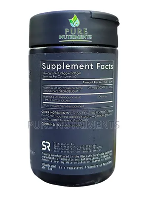 Sports Research D3 5000iu 100mcg Plant Based 60 Capsules