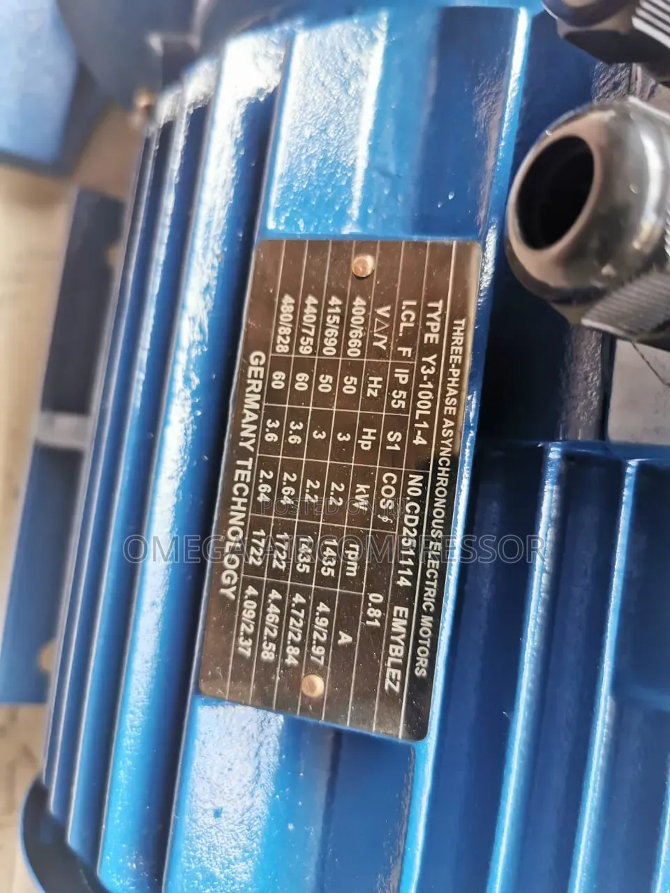 Cyclo Gear Motor 3hp