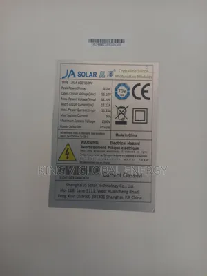 Ja Solar 6000watts Monocrystalline Panel