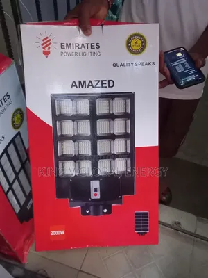 Emirates Power Lighting 2000watts Solar Street Light