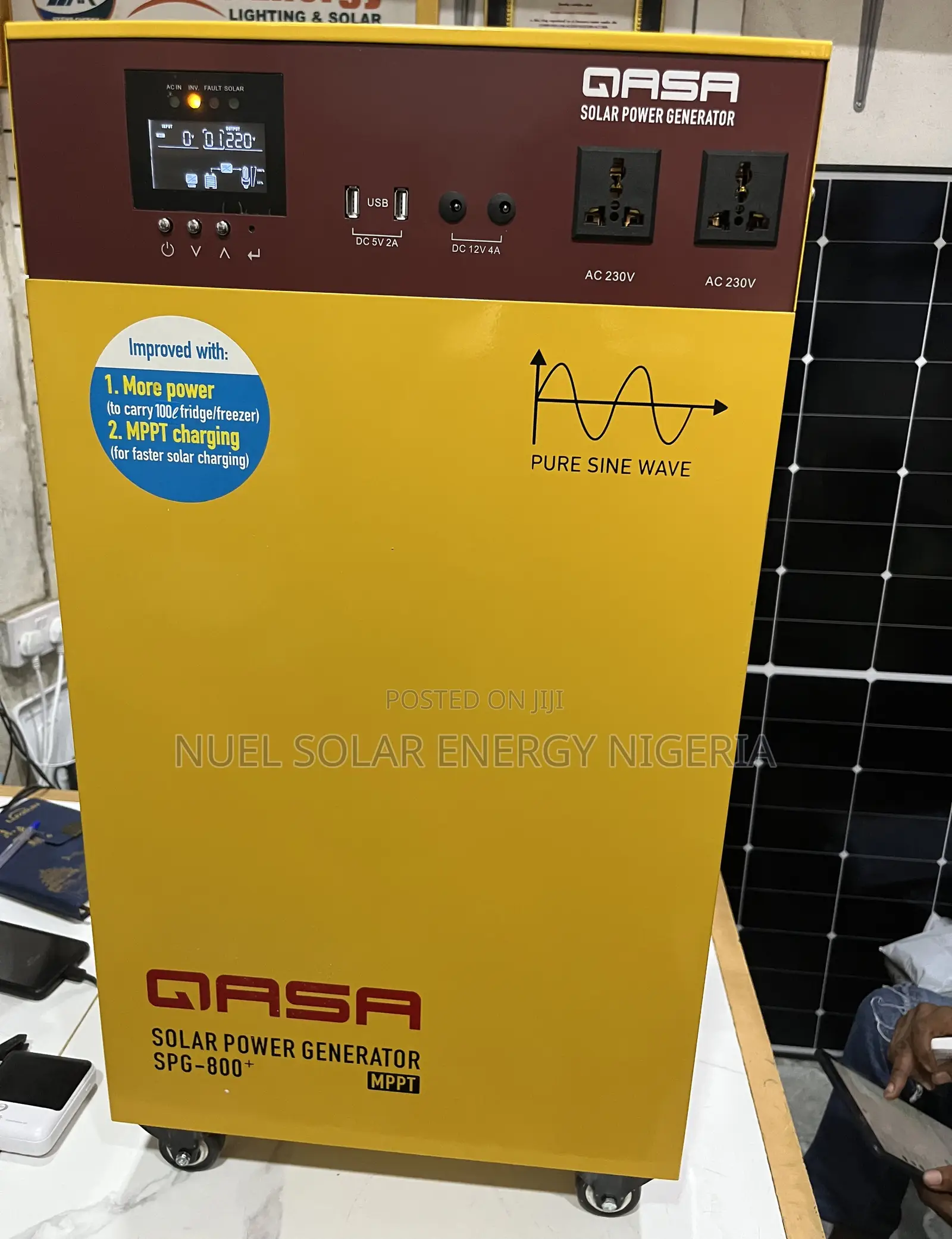 Qasa Solar Power Generator - 800va