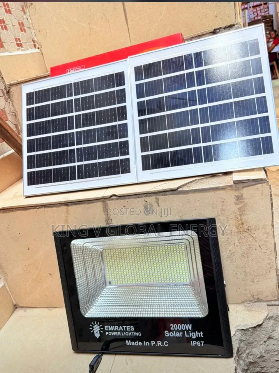 Emirates Power Lighting 2000w Solar Flood Light