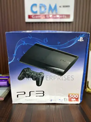 Playstation 3 Super Slim 500gb 7 Games 2 Controllers