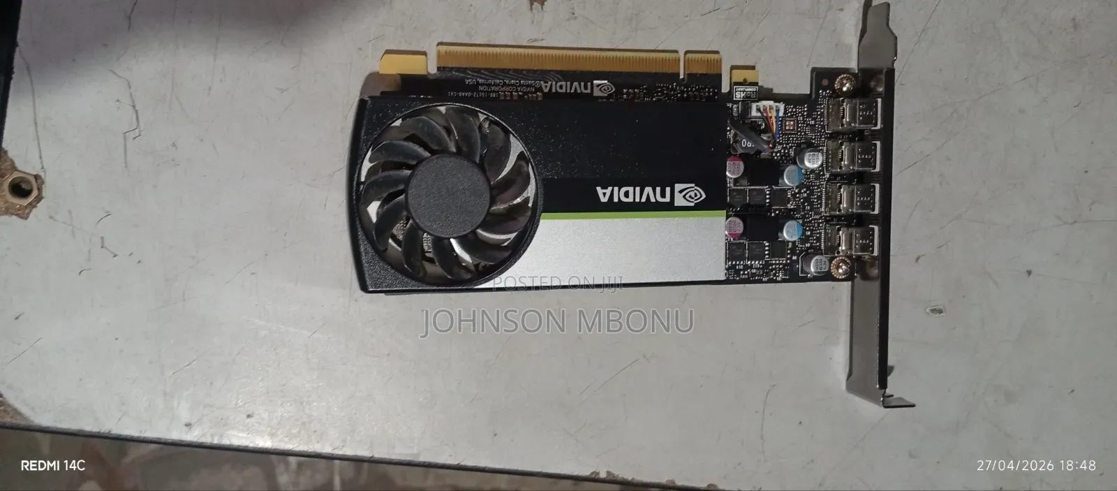Nvidia T1000 With 4 Mini Display Ports