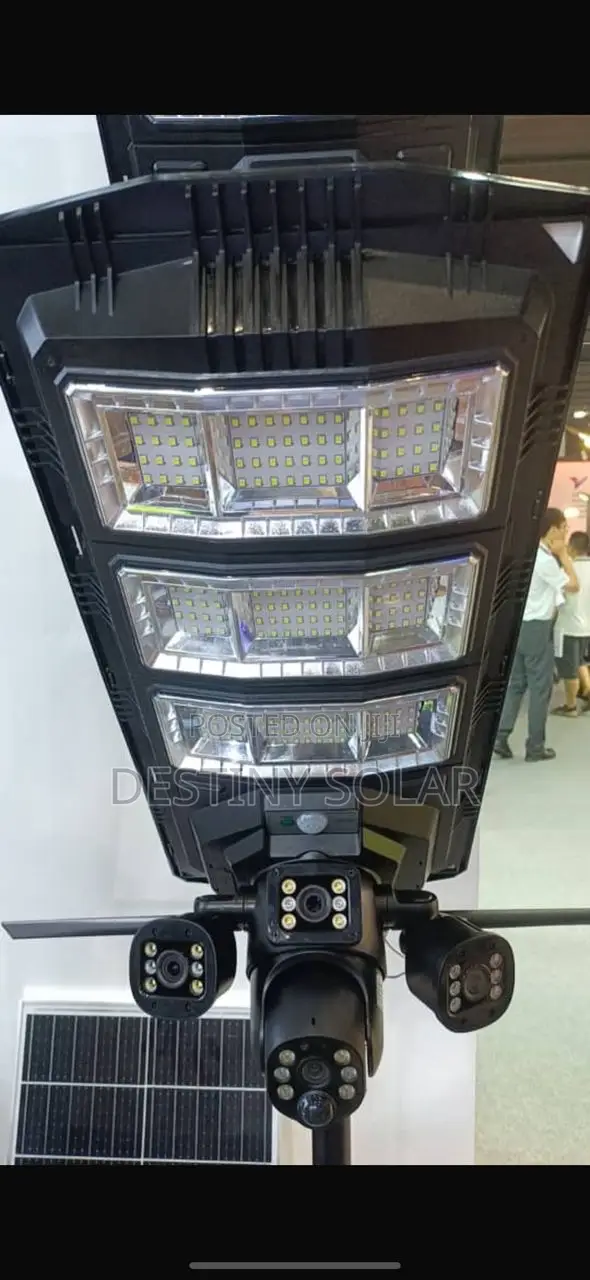 450w Solar Street Light With Camera for Security Propose Available