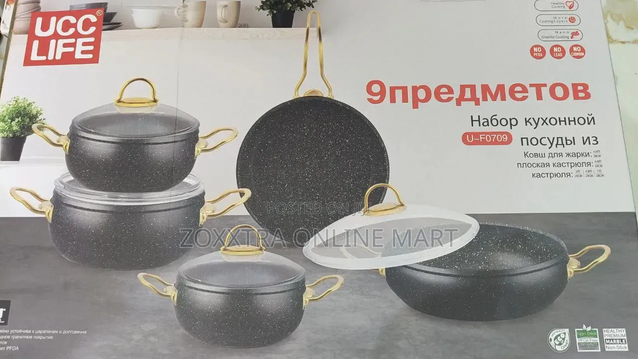 9pcs
Nocar Die Cast Cookware