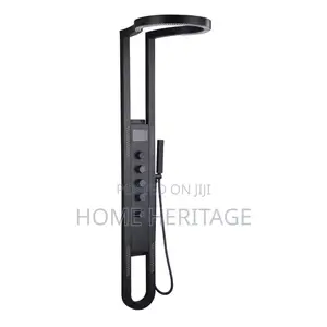 Luxury Power Shower – Black Finish