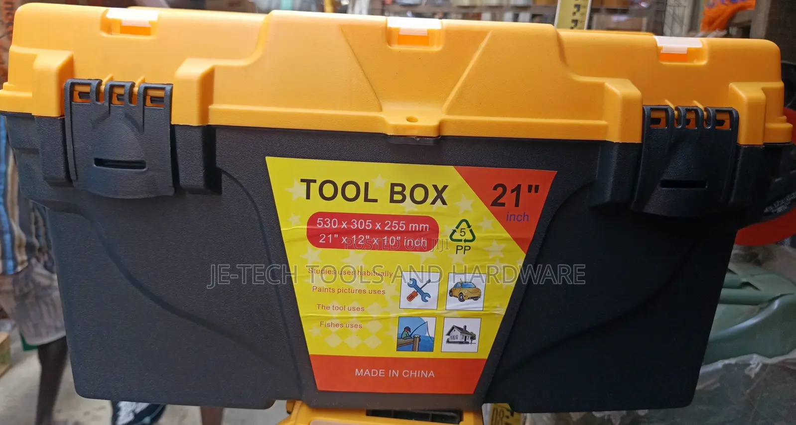 21-Inch Plastic Tool Box