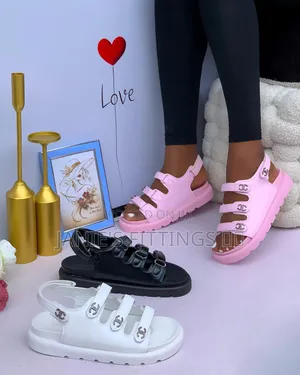 Ladies Luxury Channel Sandals
