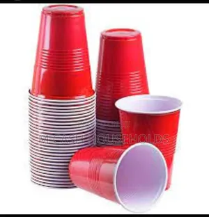 Disposable Red Plastic Party Cups in Abuja