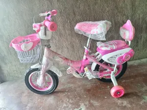 12" Pink Color Girls Bicycles (Age 3-6 Years)
