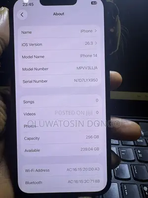 Apple iPhone 14 256 GB Black