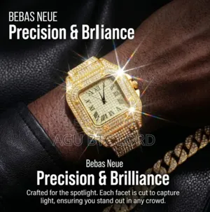 Flashy Gold Wrist Watch