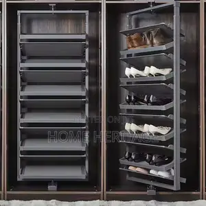 360° Rotating Shoe Rack – Space-saving Organizer