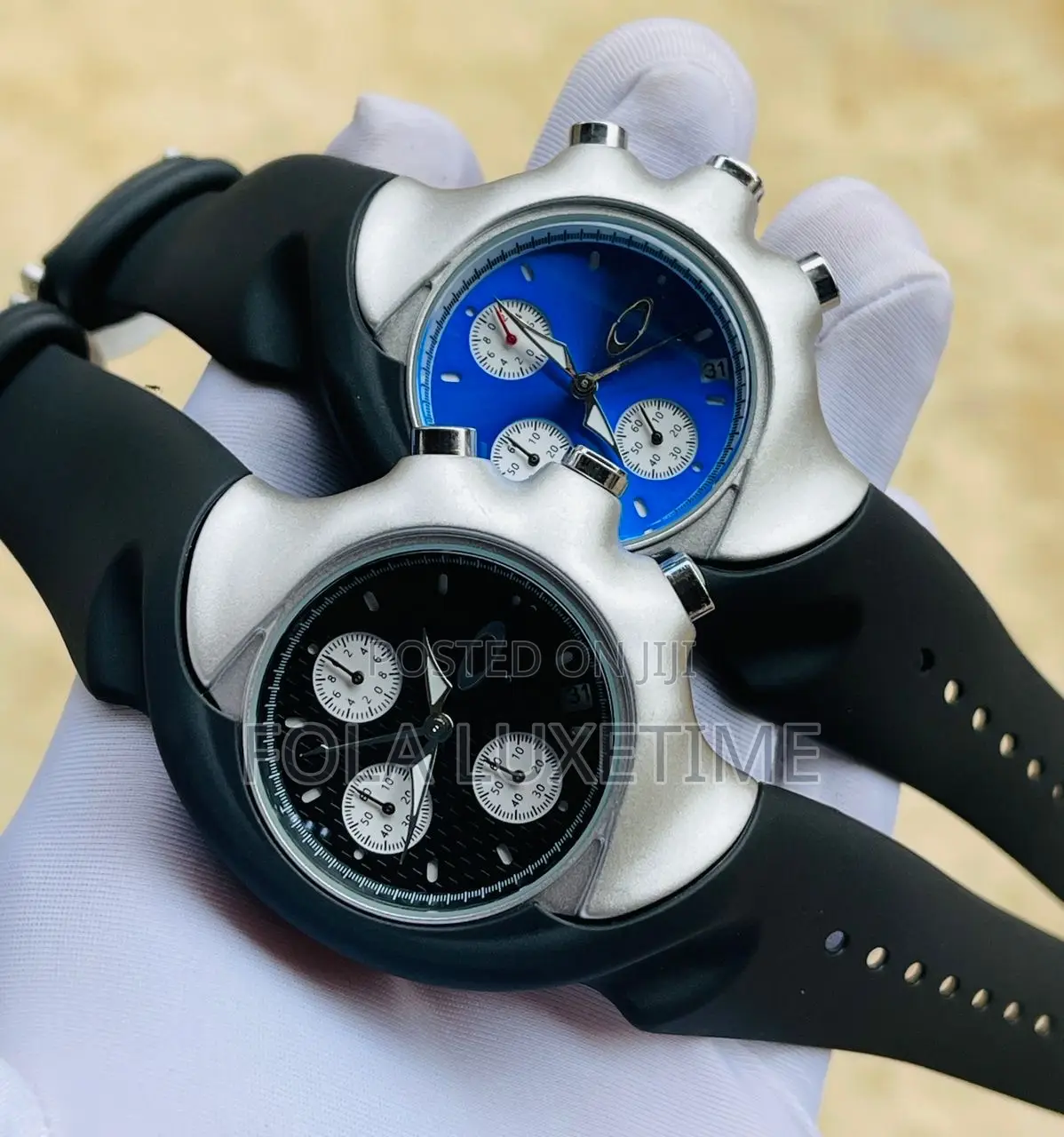 *Okley With( 3 ) Chronograph*