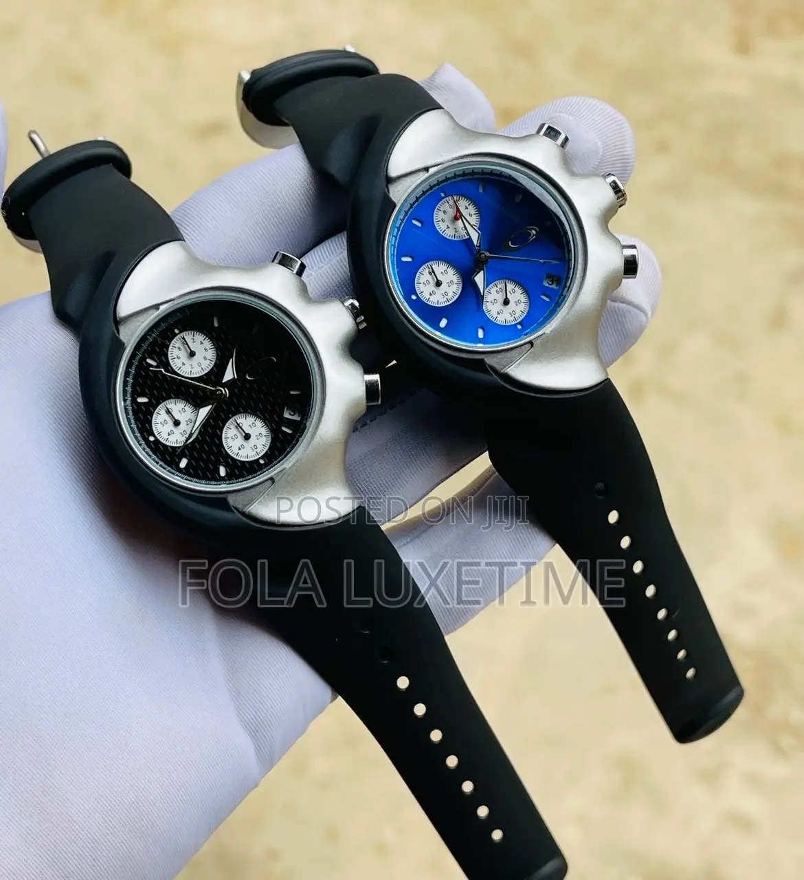 *Okley With( 3 ) Chronograph*